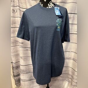 IZOD Men's Blue Golf Tee with Graphic "Best By Par" NWT New